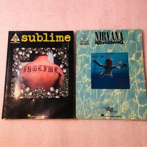 Sublime Nirvana Hal Leonard Authentic Transcript Guitar Tablature With Notes